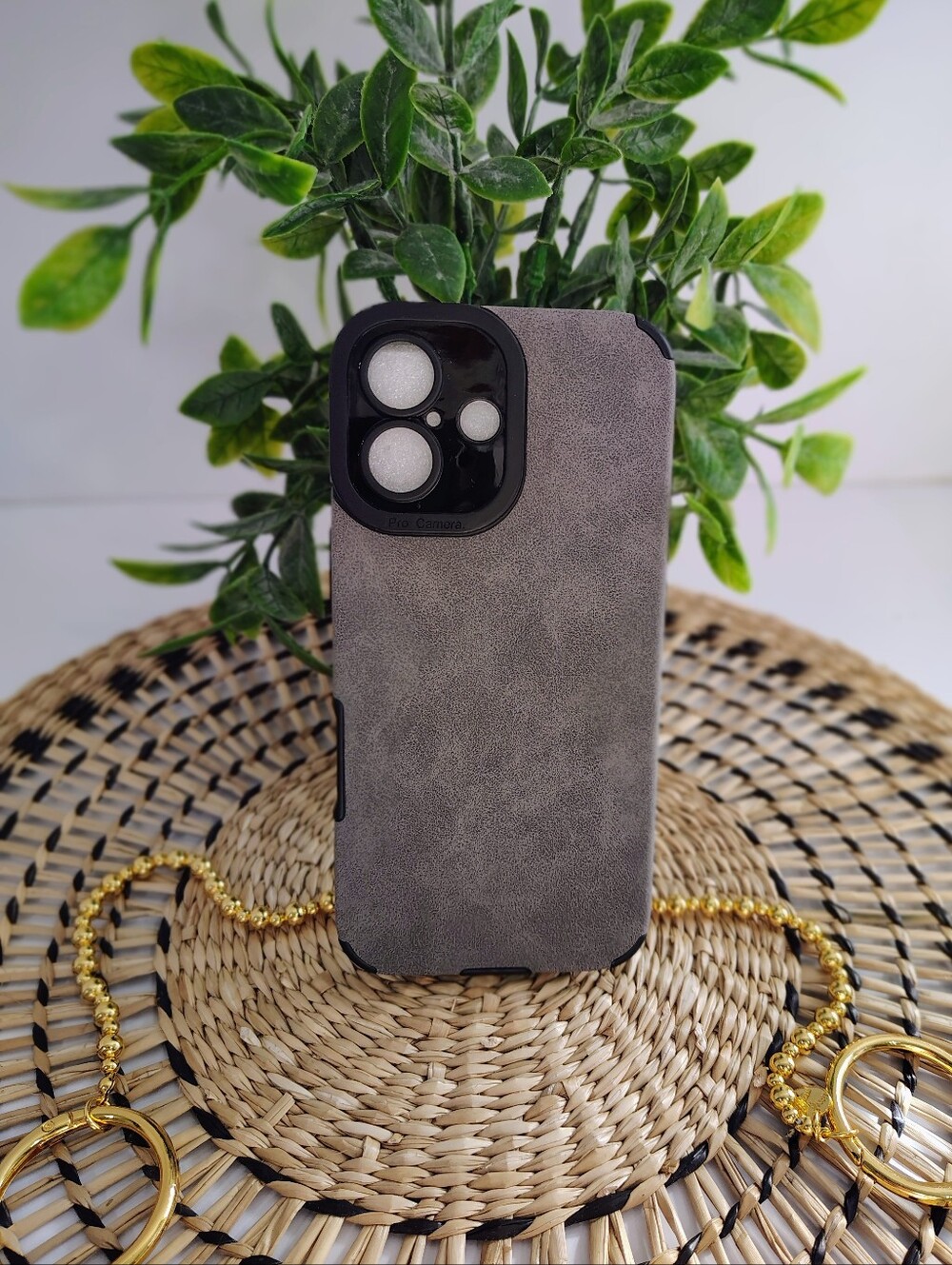 Gray Elegant Iphone 17 Case, Pretty Durable Texture